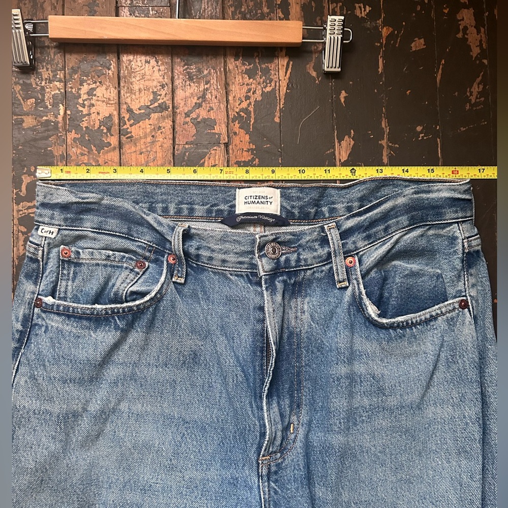 Citizens Of Humanity Miro Relaxed Wide Leg Jeans In Pacifia-RAW HEM - Picture 4 of 13